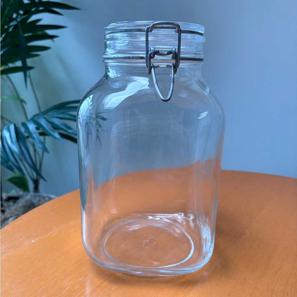 Vintage Bormioli Rocco canning jar